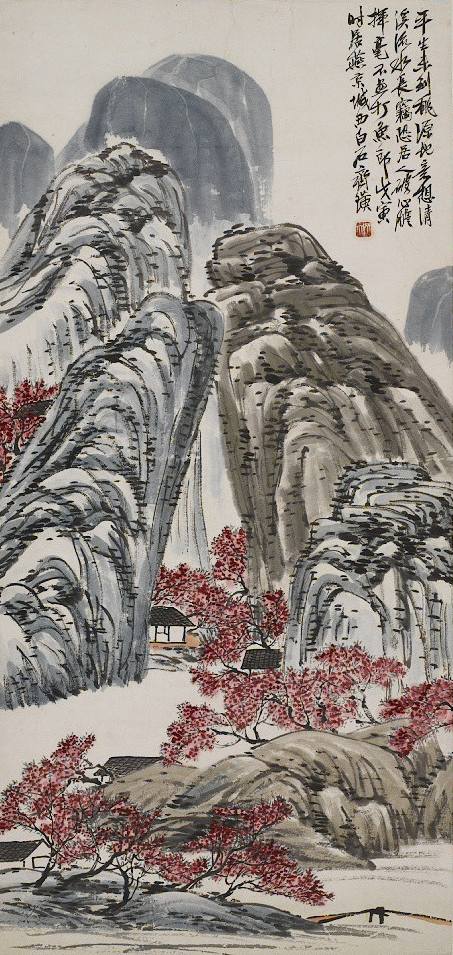 Imagining Peach Blossom Spring, by Qi Baishi 齊白石